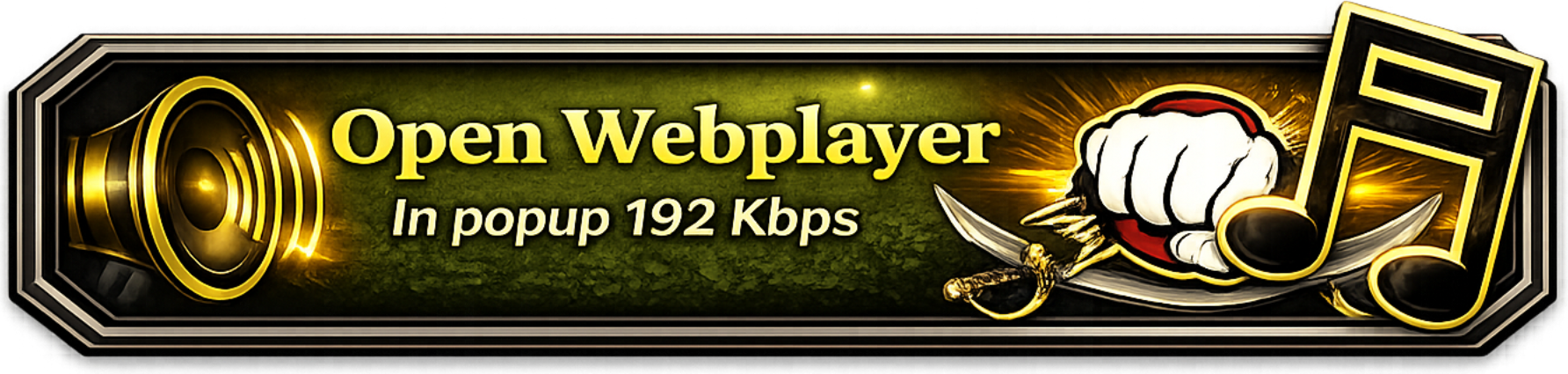 Open Webplayer 192 kbps